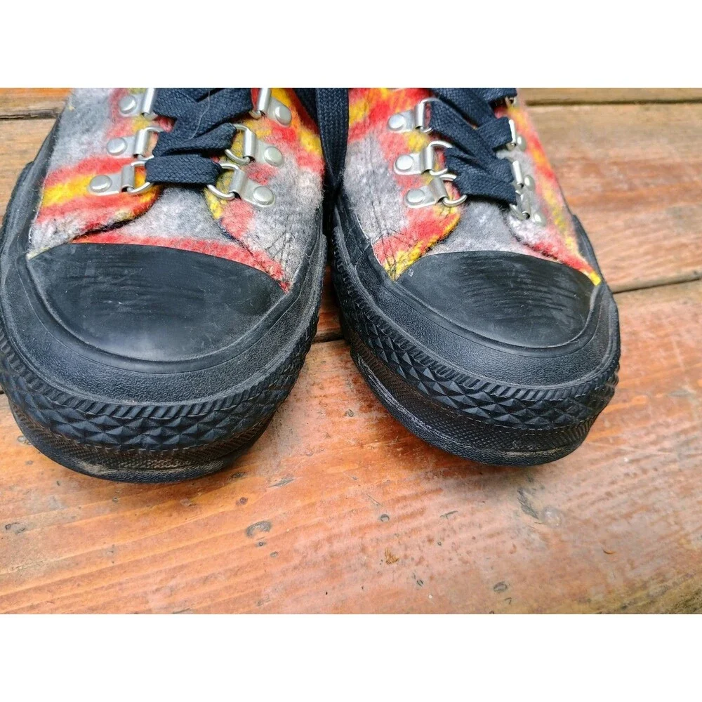 Converse Woolrich CT Street Hiker Plaid Wool All Star Chuck Taylor M 9.5 W 11 - Picture 4 of 13